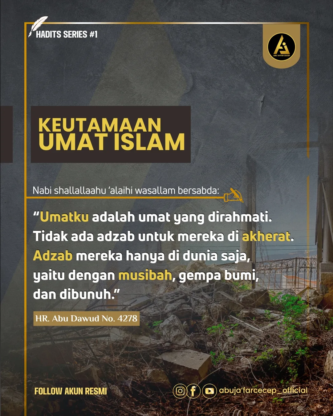 KEUTAMAAN UMAT ISLAM