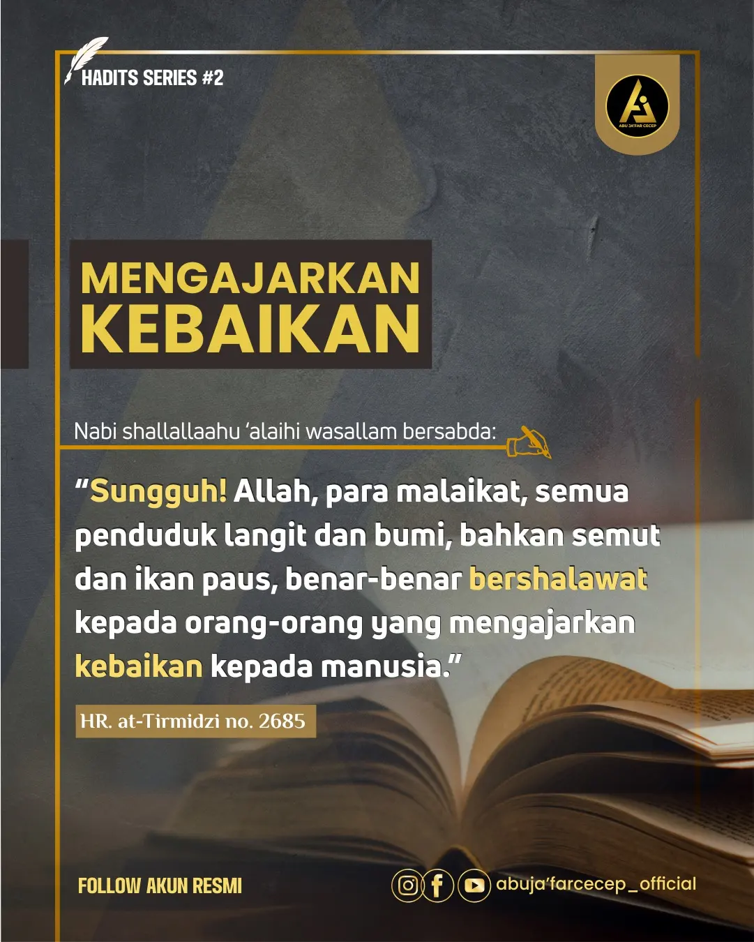 MENGAJARKAN KEBAIKAN