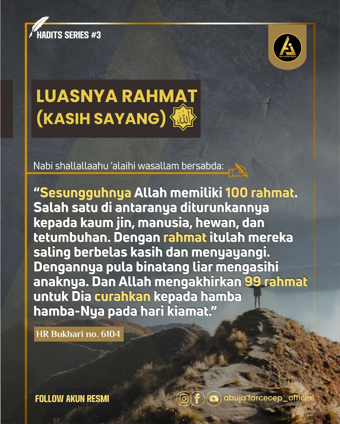 ✒️ *Luasnya Rahmat (Kasih Sayang) Allah Subhanahu wa ta’ala*