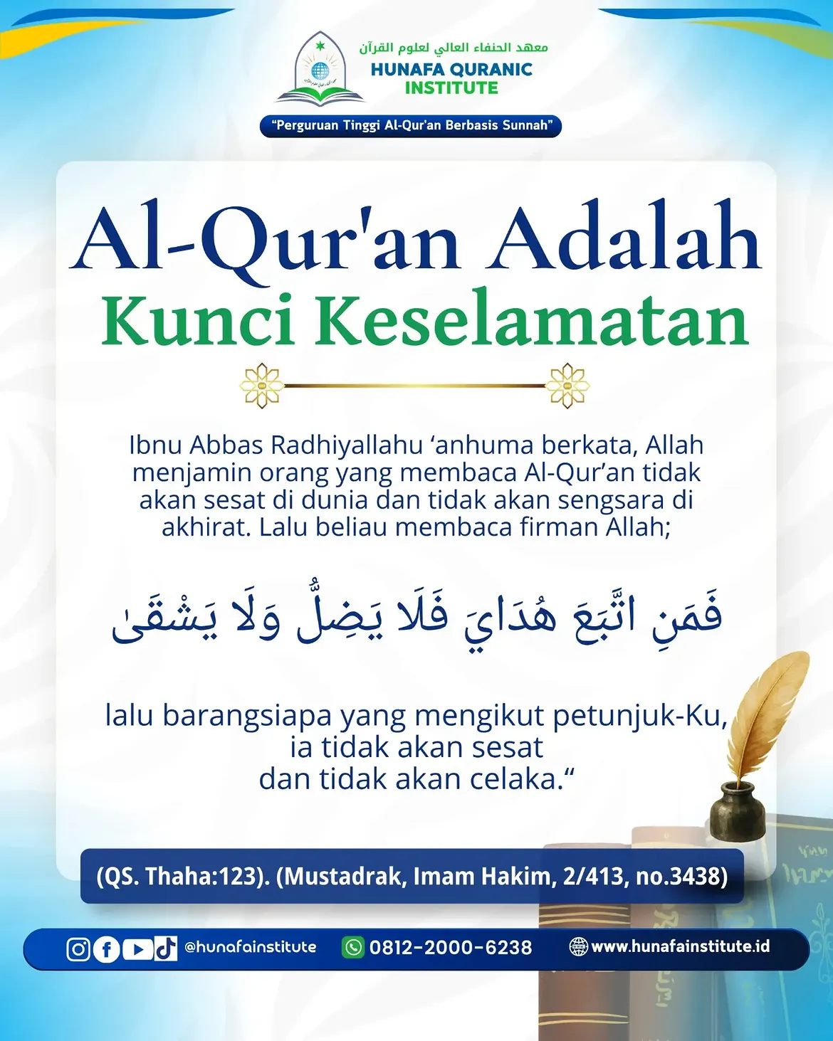 📚🪶 Al-Qur’an Adalah Kunci Keselamatan