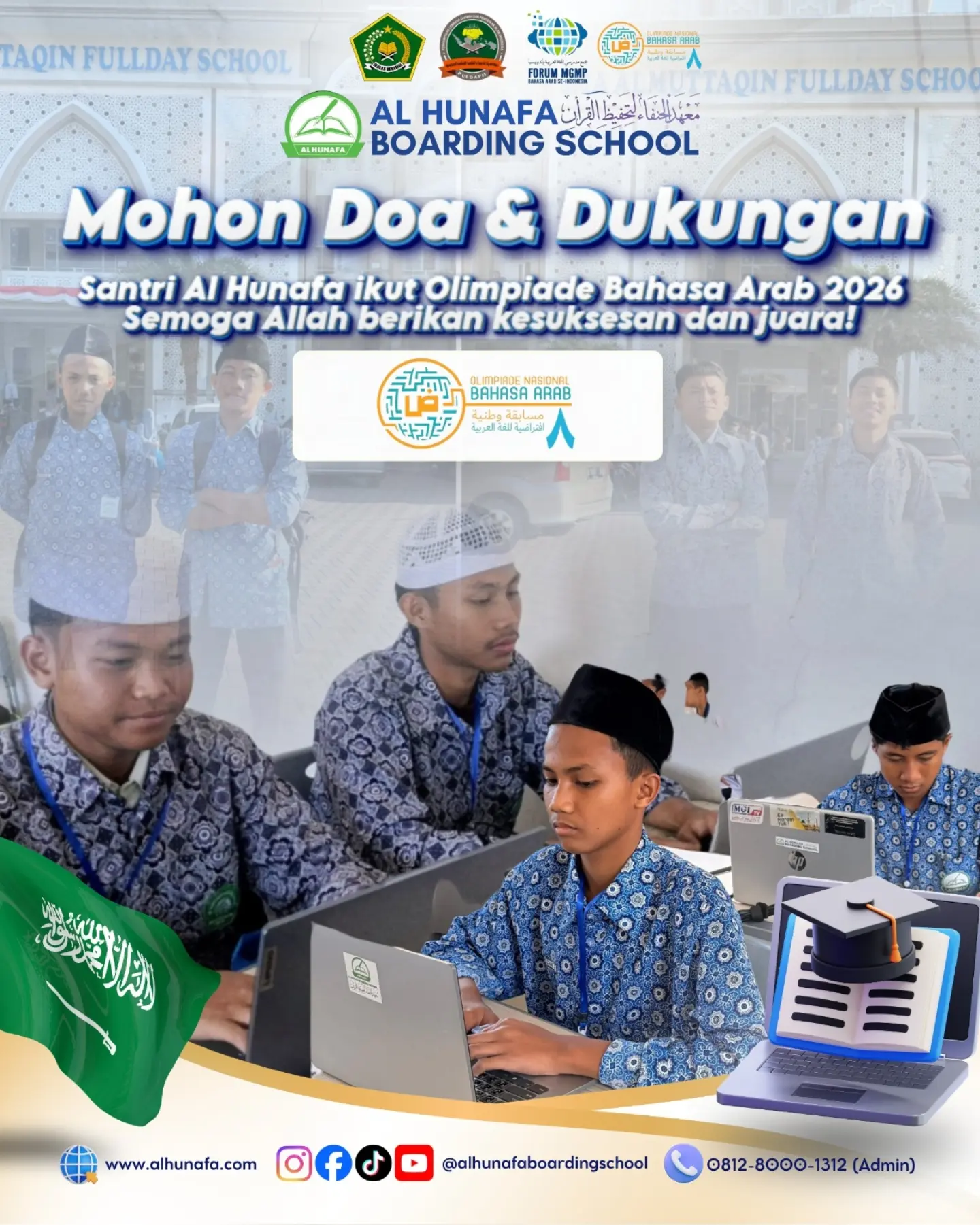✨ MOHON DOA & DUKUNGAN (OLIMPIADE BAHASA ARAB 2026) ✨