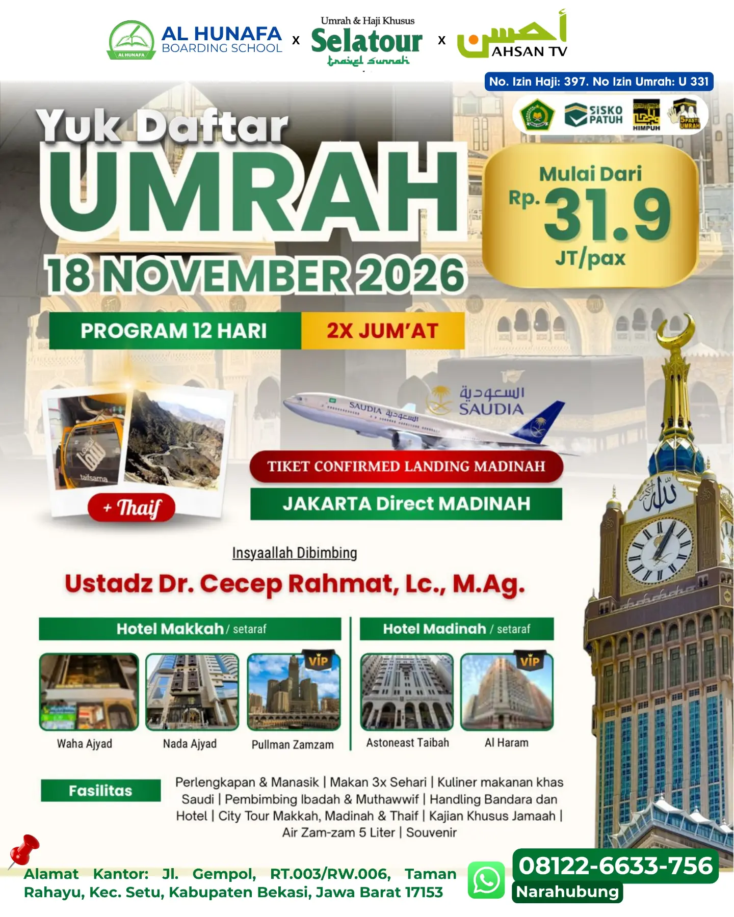 🕋 Umrah Nyaman, Ibadah Lebih Tenang