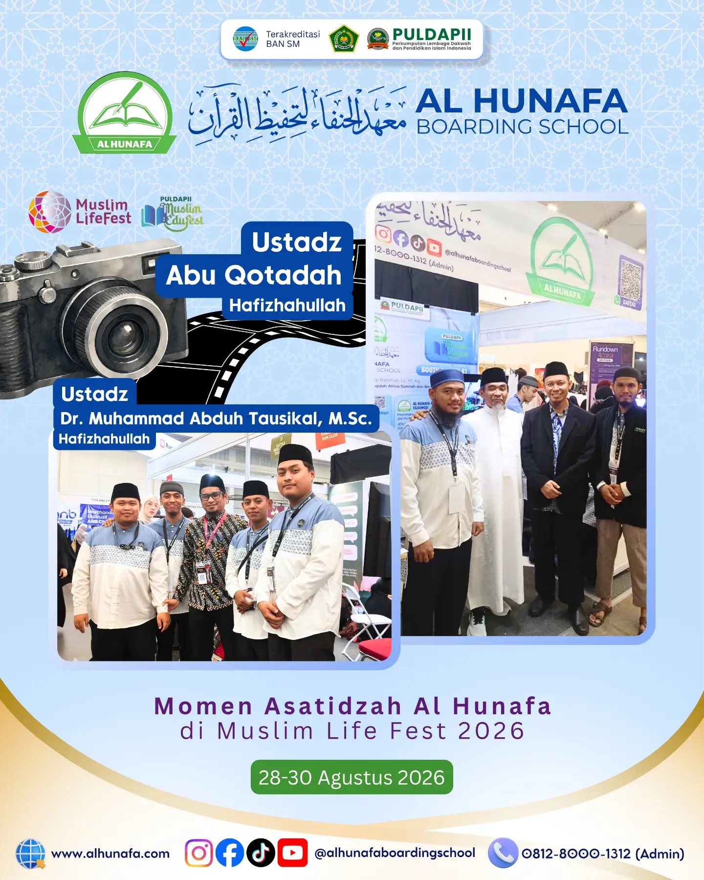 📸 Momen Asatidz Al-Hunafa di Muslim Life Fest 2026