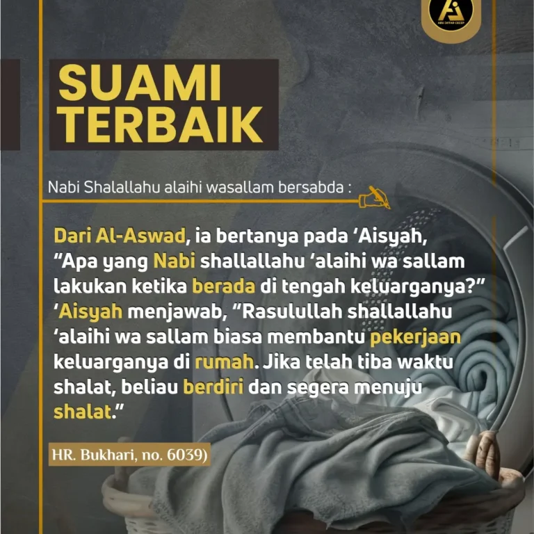📝 Hadits Series #19 ✒️ *Suami Terbaik*