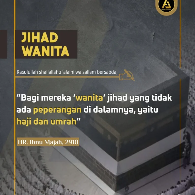📝 Hadits Series #27 ✒️ *JIHAD WANITA*
